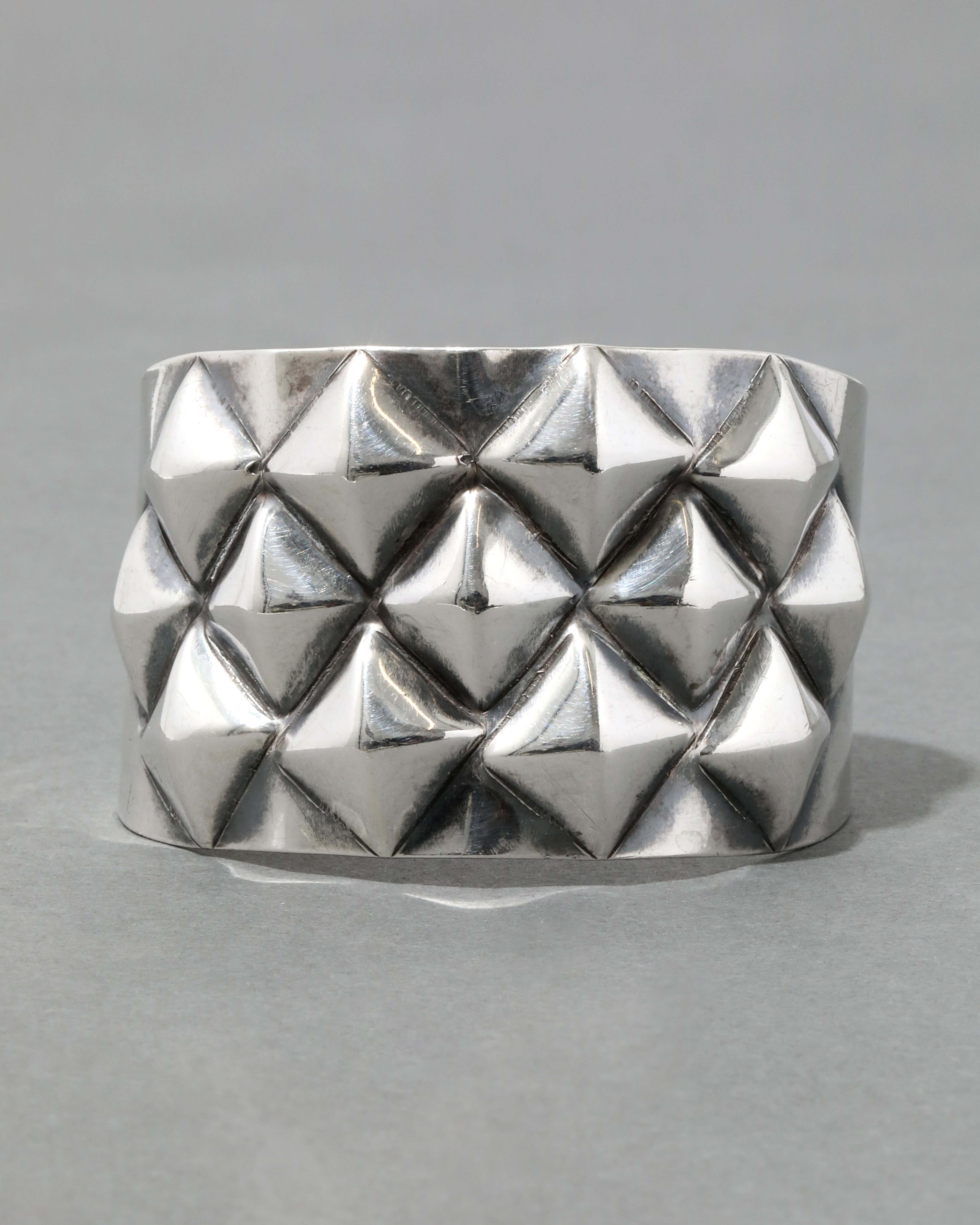 Vintage 1960s Rebajes Sterling Silver Cuff