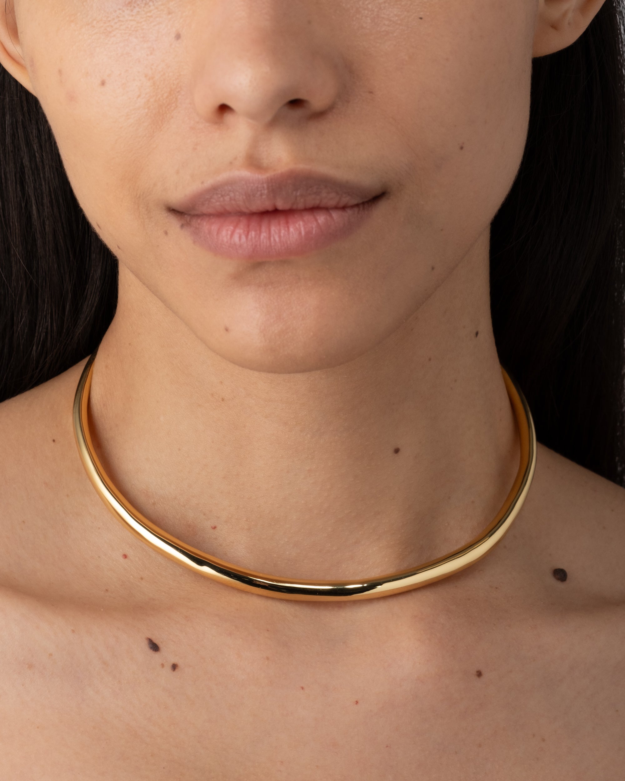 Essential Fine Necklace - 14 Karat Gold Choker Necklace for Women