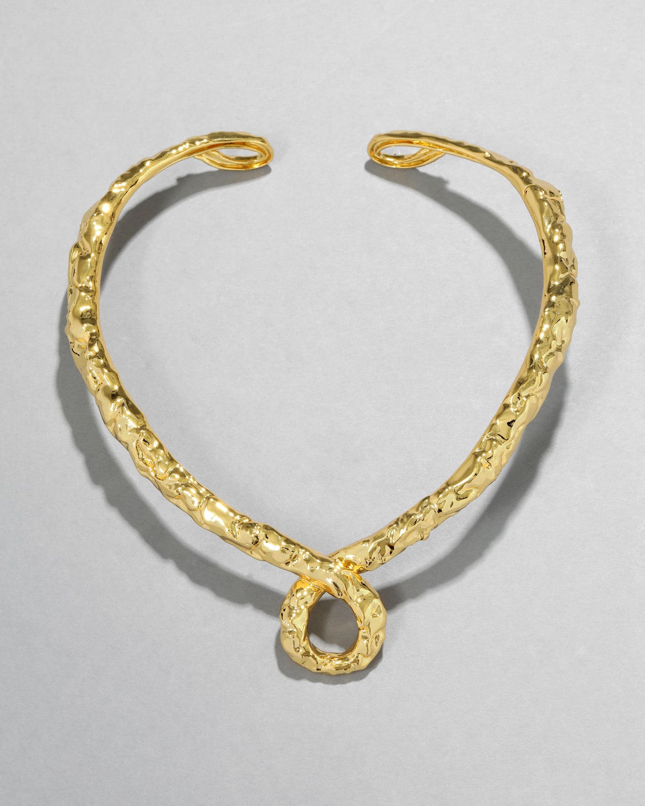 Brut Gold Twisted Collar Necklace - Photo 2