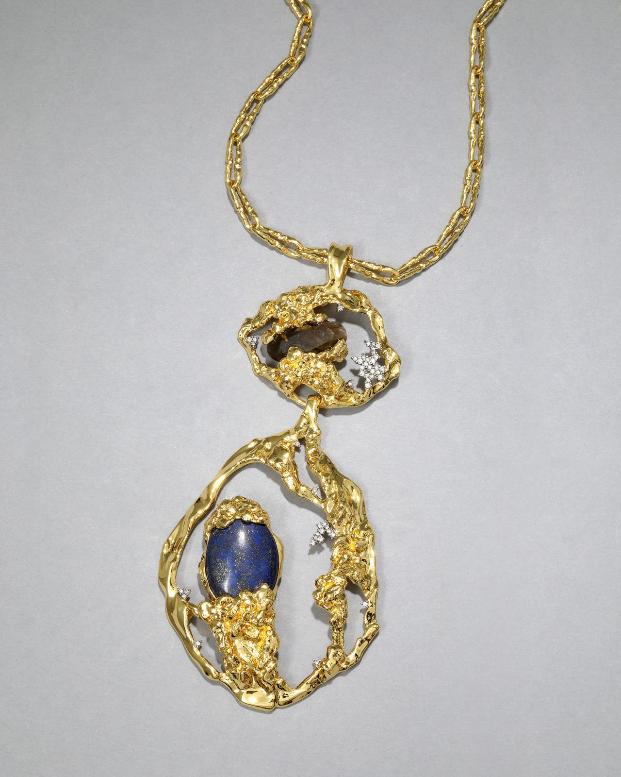 Brut Mosaic Long Pendant Necklace - Photo 2