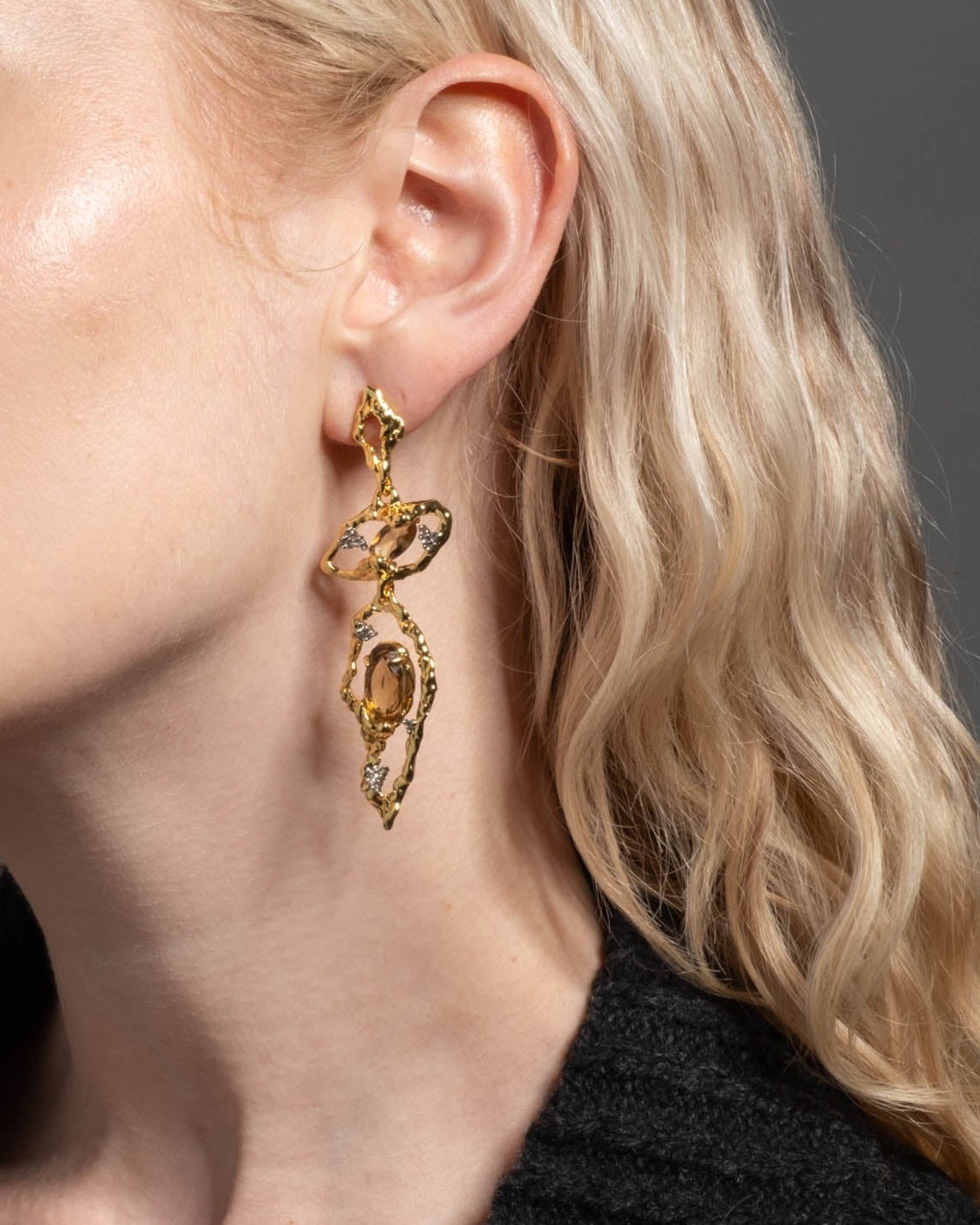 Brut Desert Long Earring - Photo 2