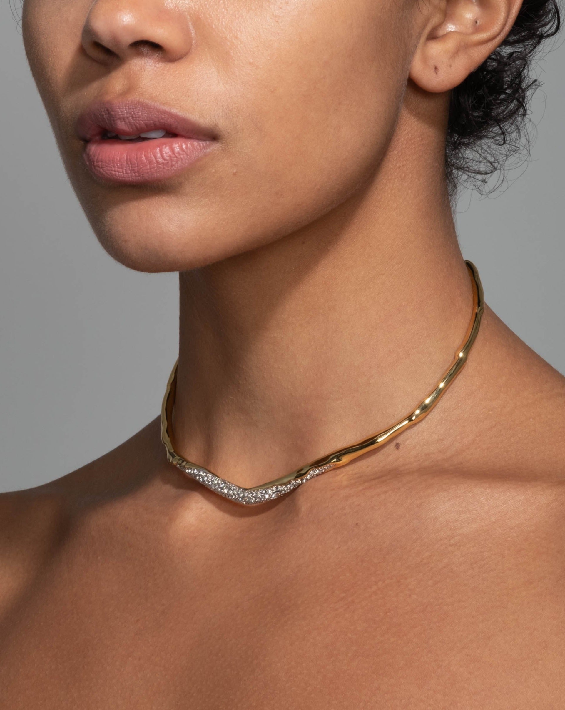 Alexis Rose Gold Heart Pendant Necklace