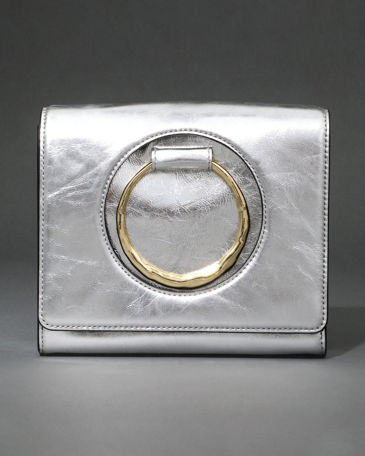 The Hunter Convertible Crossbody Bag- Silver - Photo 2