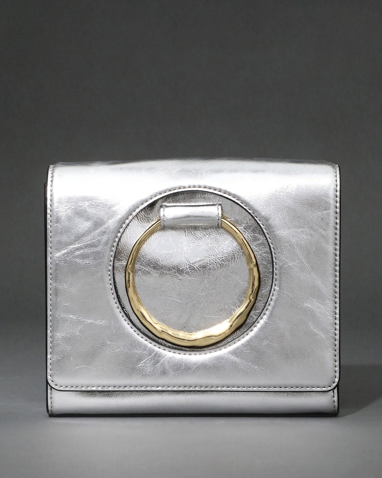 The Hunter Convertible Crossbody Bag- Silver - Photo 2