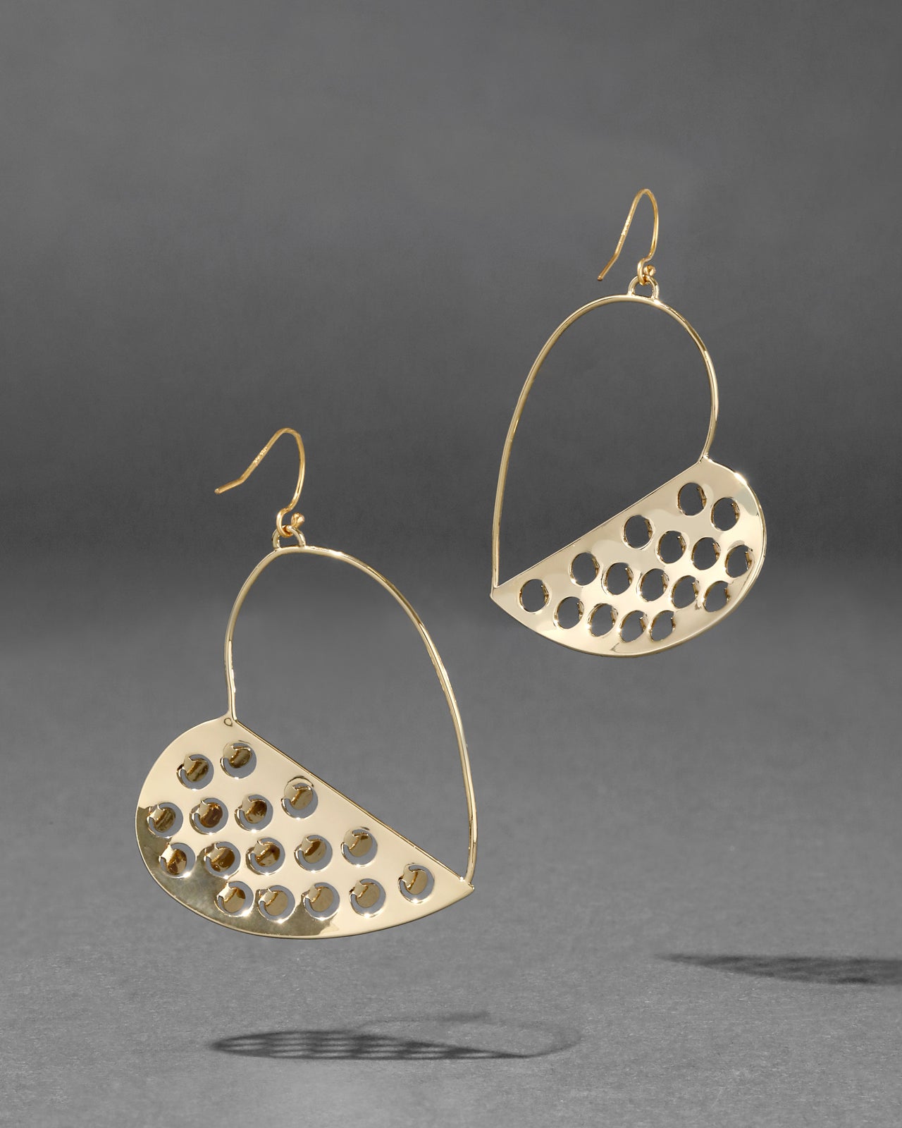 Archive Gold Grater Heart Earring - Photo 2