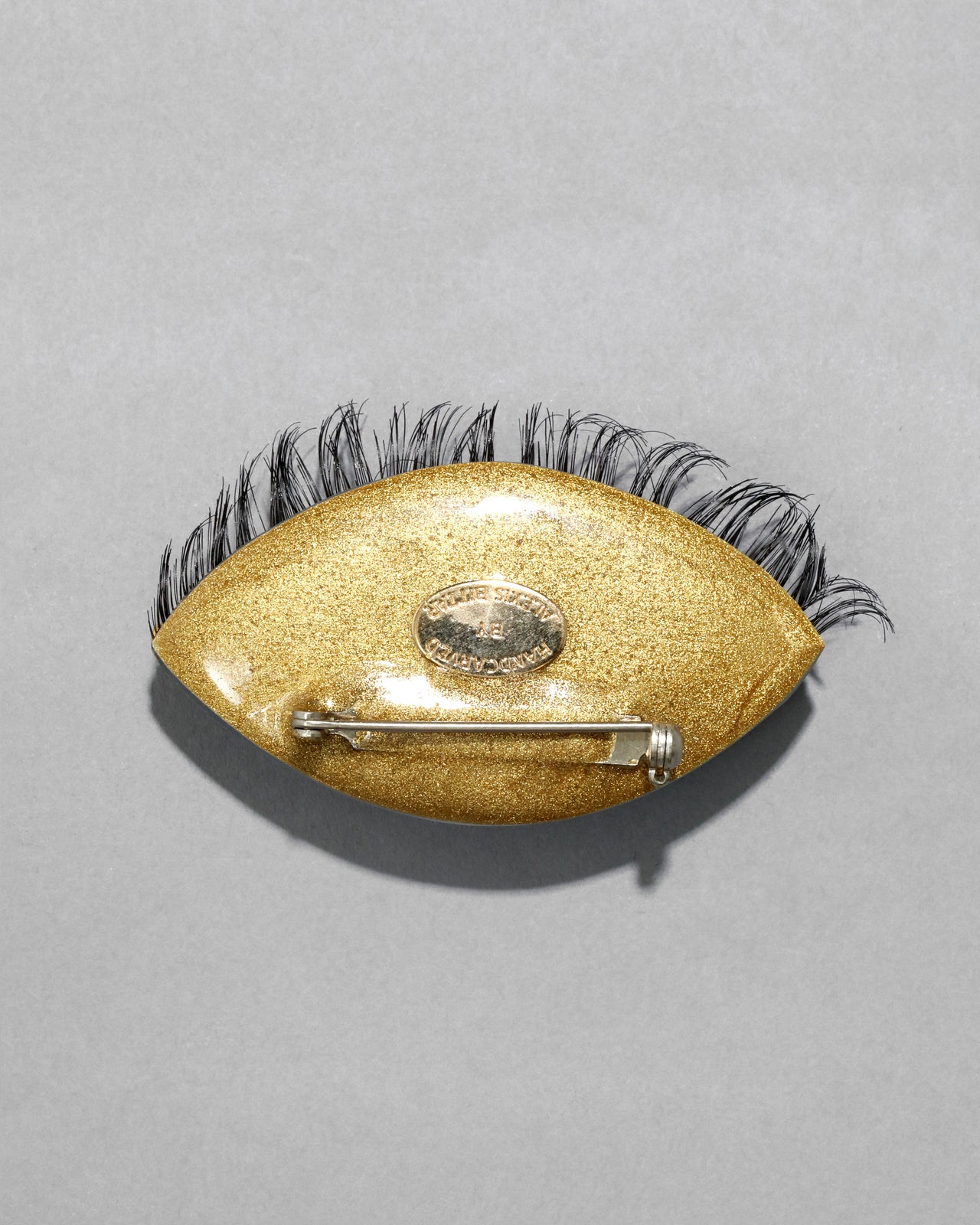 Archive Lucite Sleeping Eye Pin - Photo 2