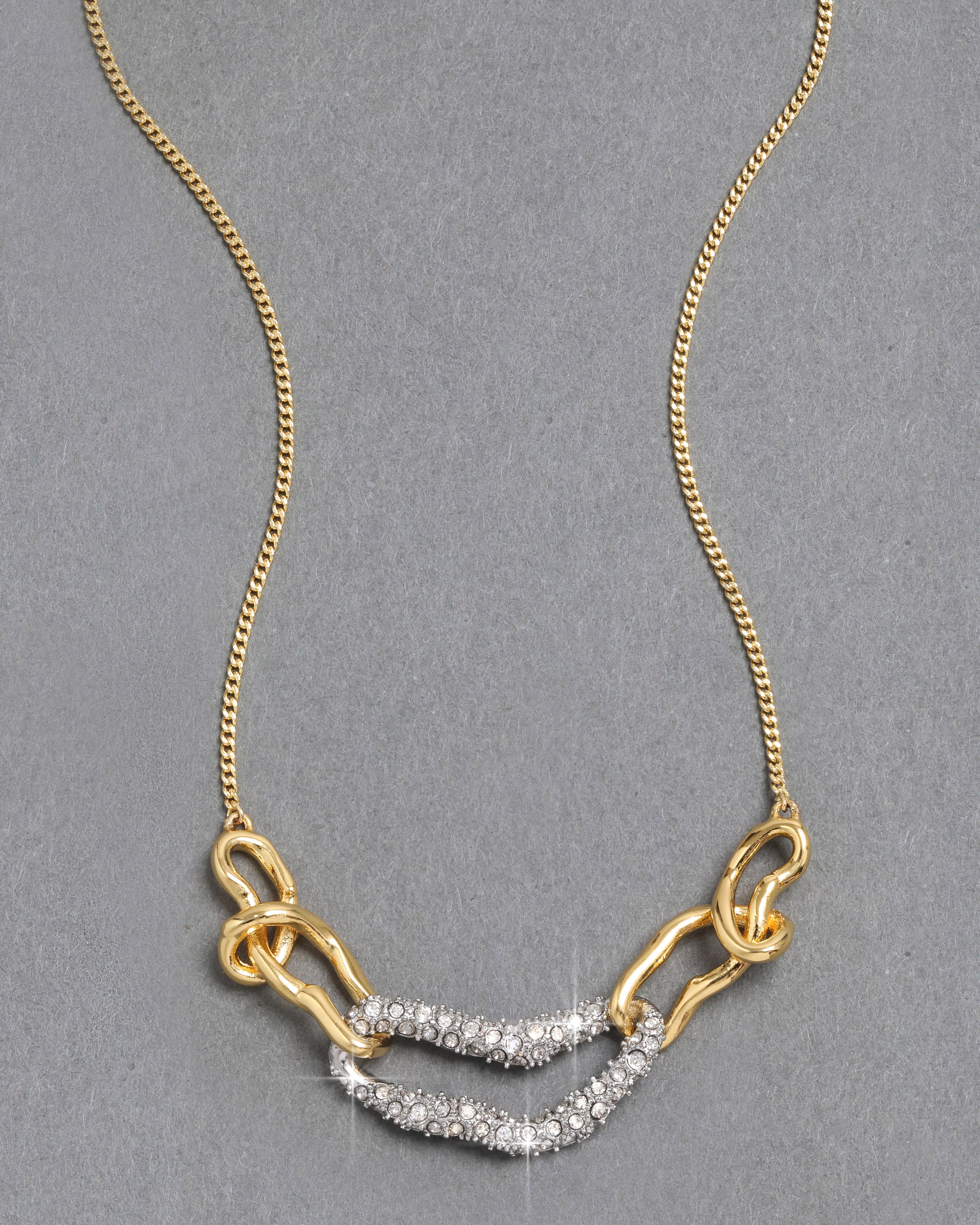 Solanales Small Link Necklace- Gold